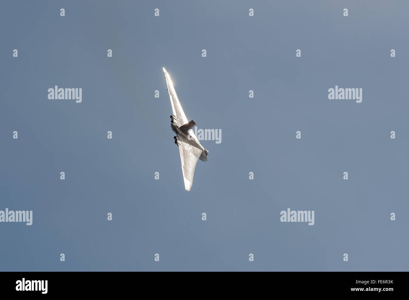 Vulcan xh558 fairwell volo Foto Stock