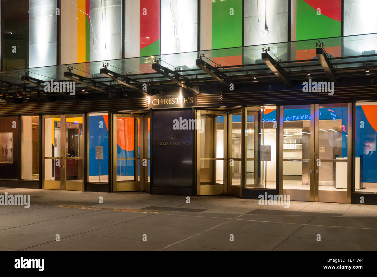 Christies, New York City, USA Foto Stock