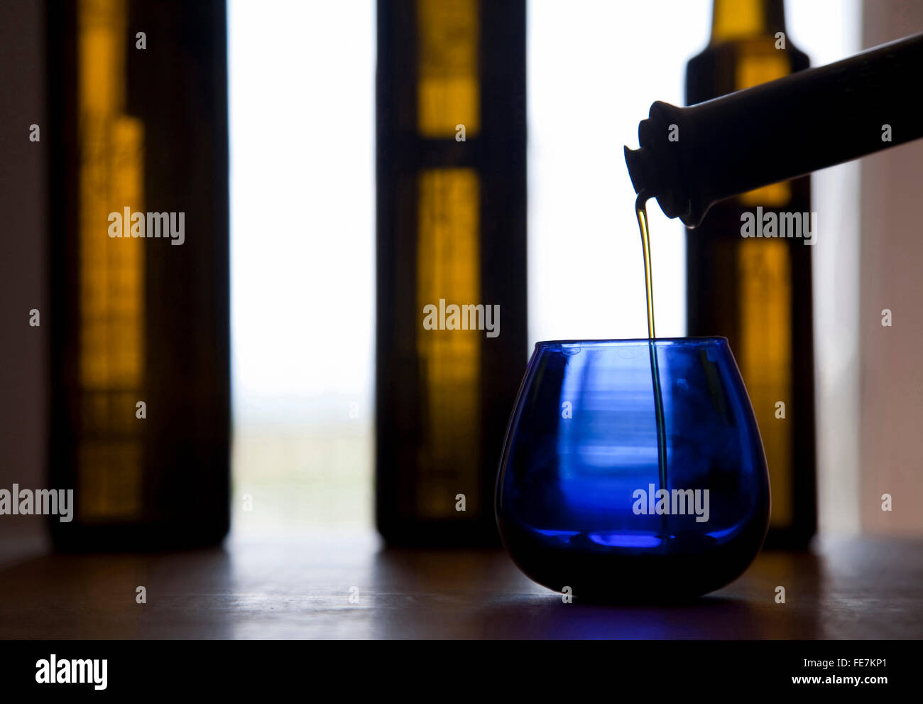 Aceites La Maja.Navarra. Spagna Foto Stock