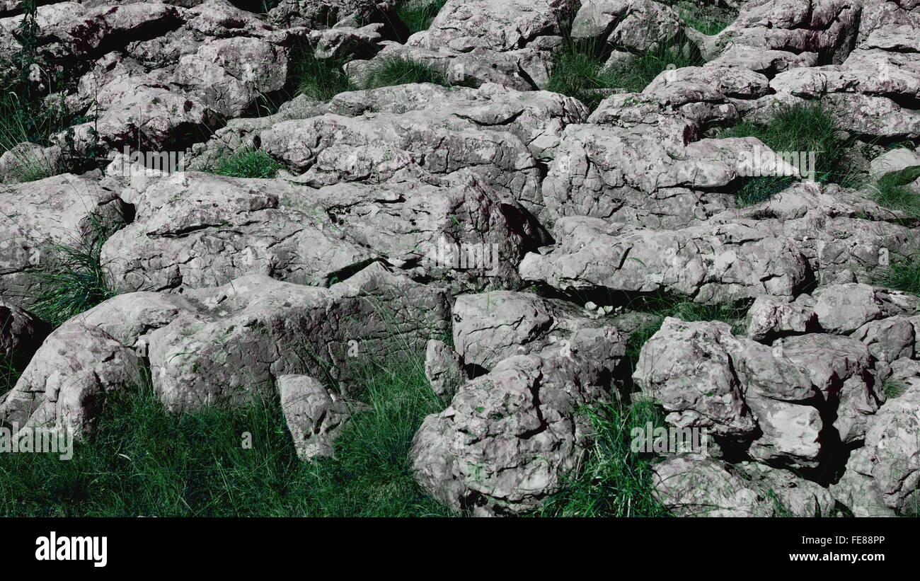 Full Frame Shot di formazione di roccia Foto Stock