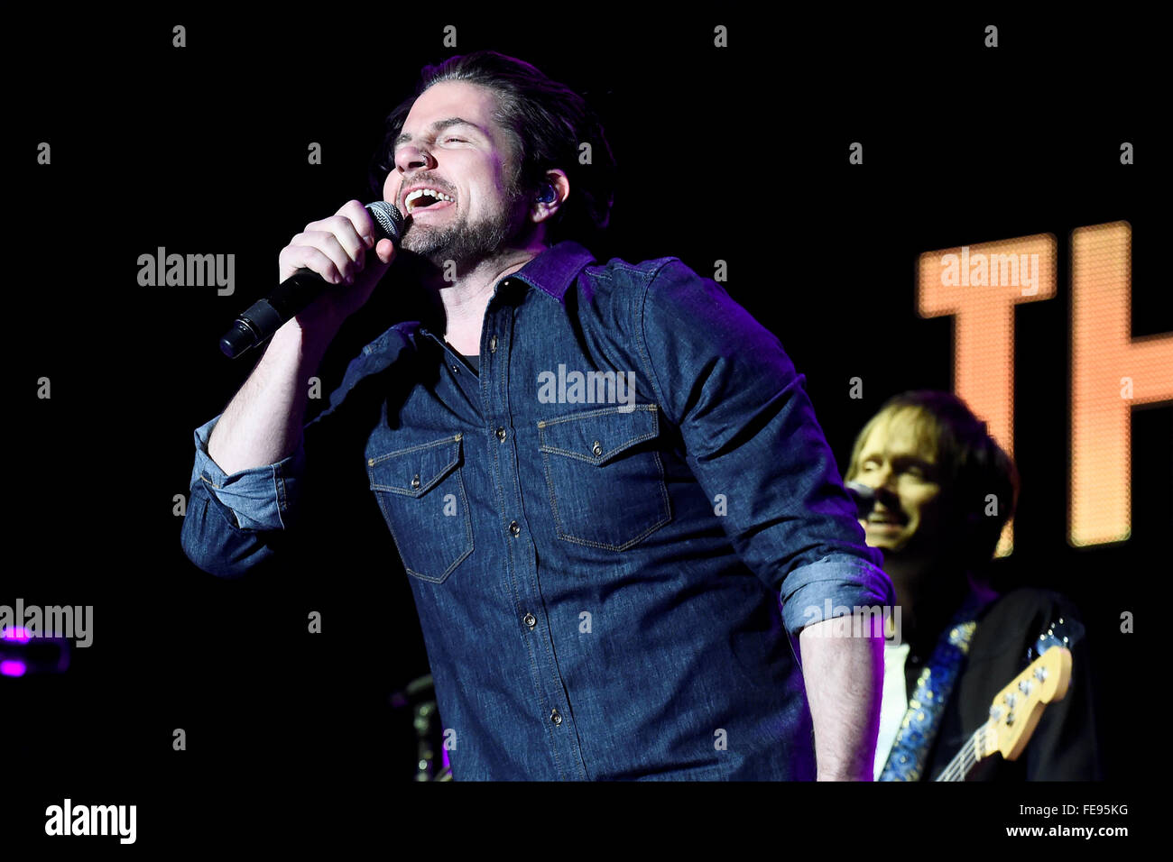 A San Francisco, California durante la National Football League la settimana di apertura delle celebrazioni per il Super Bowl 50 tra la Carolina Panthers e Denver Broncos . Eric Canha/CSM Foto Stock