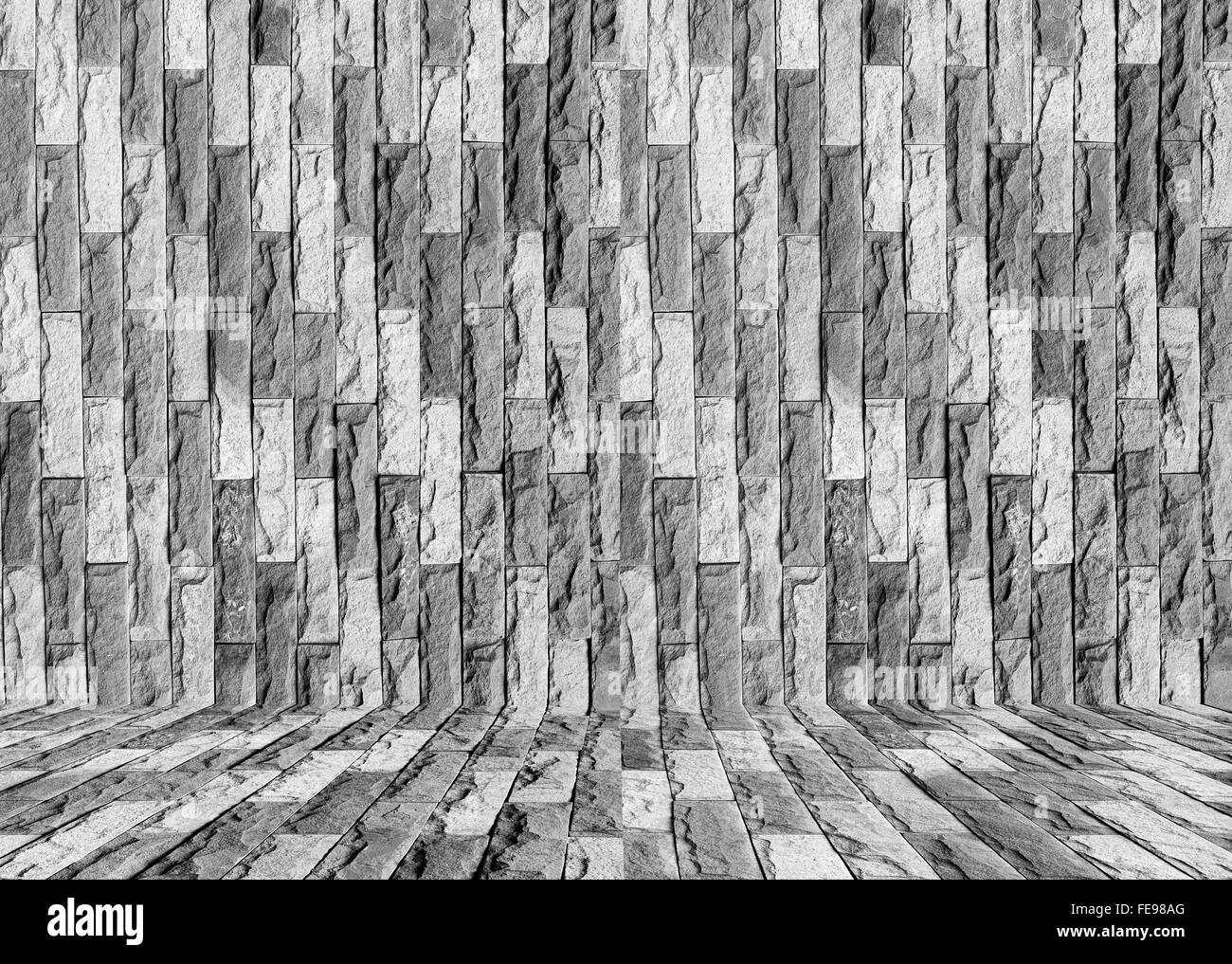 Vintage colorati muro di pietra la texture dello sfondo. Foto Stock