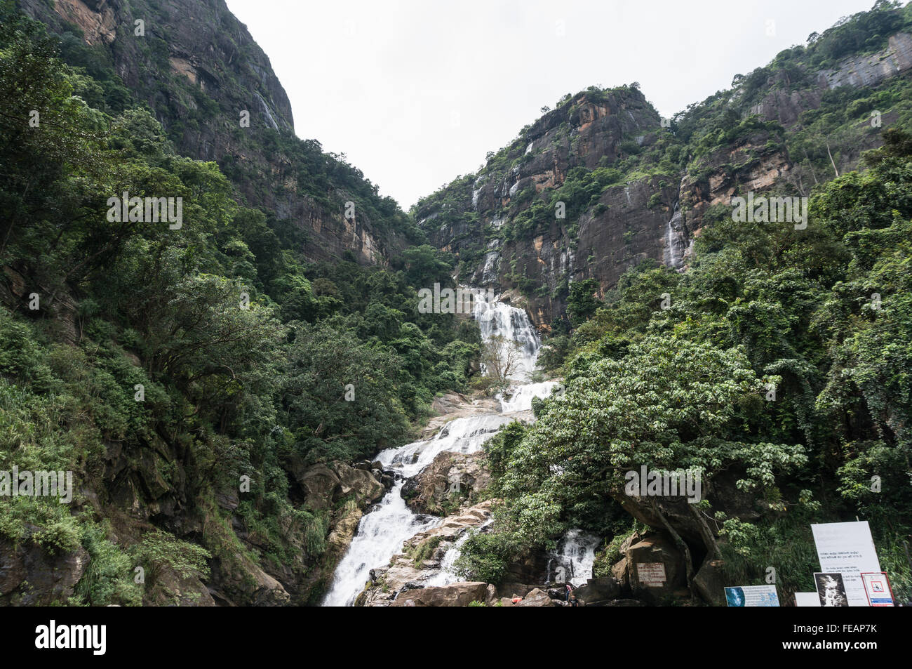Il Ravana Falls, Sri Lanka Foto Stock