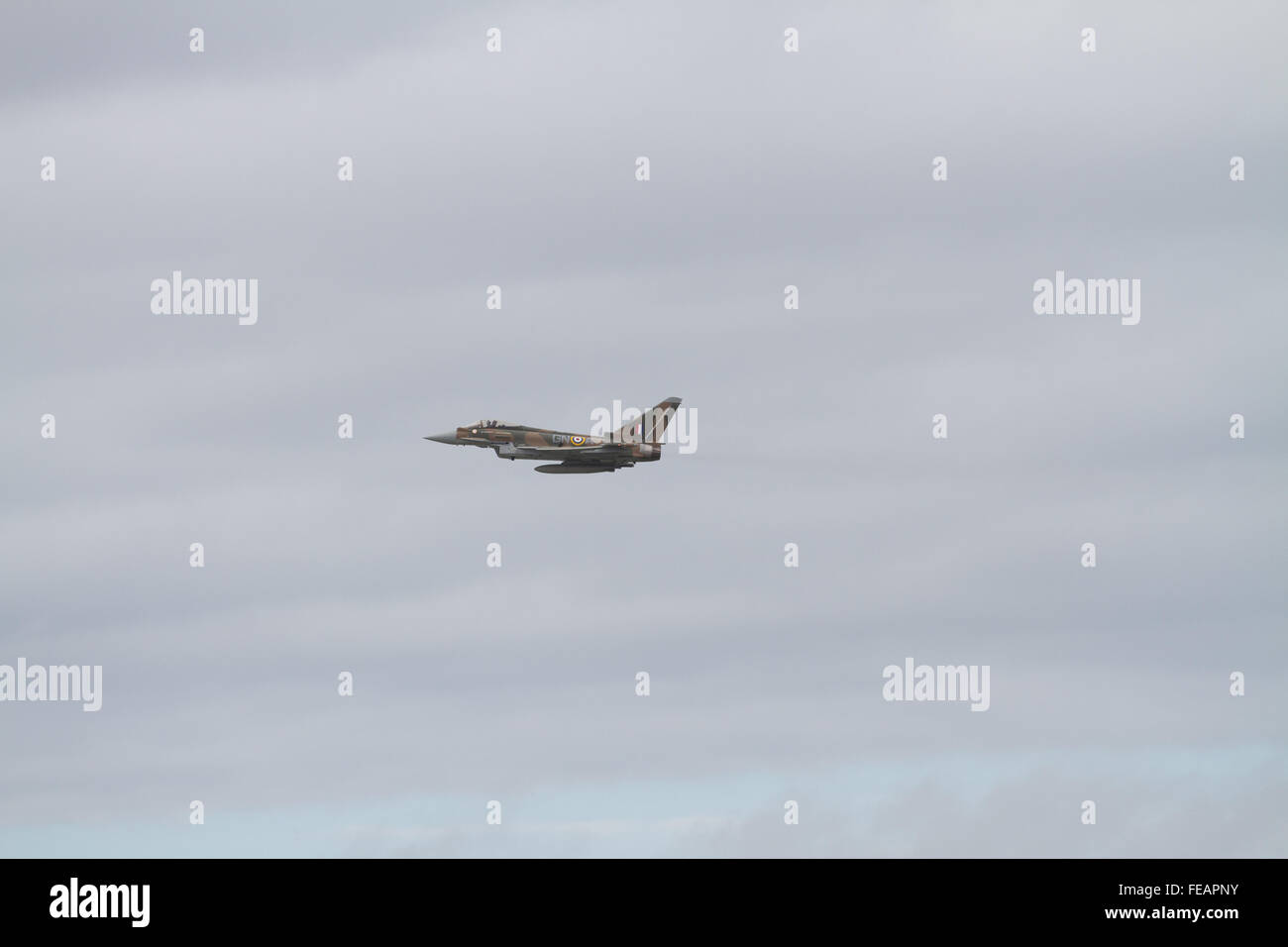 RAF Royal Air Force Eurofighter Typhoon Display a Blackpool Airshow 2015 Foto Stock