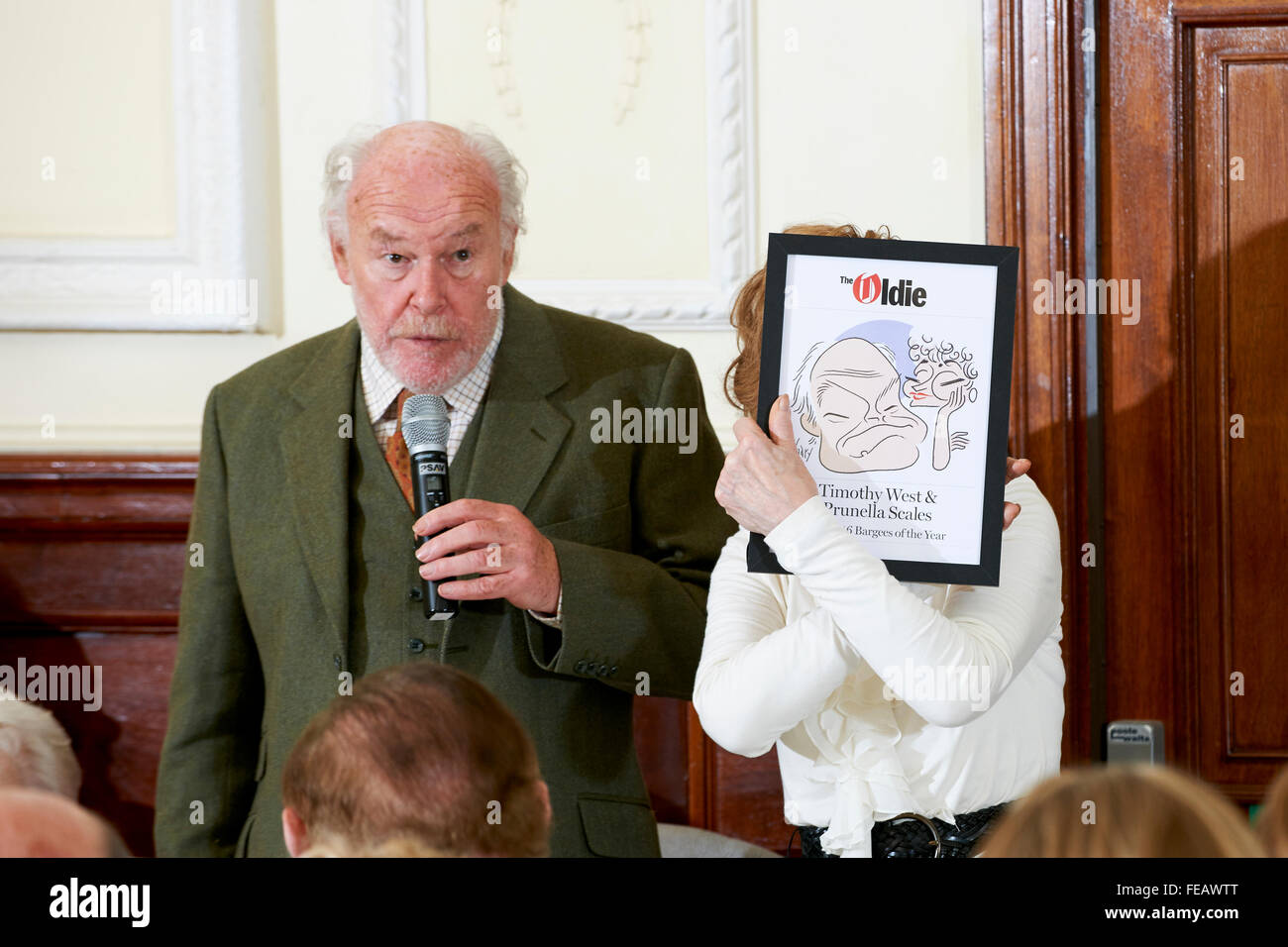 Prunella bilance e Timothy West al oldie of the Year Awards 2016 Foto Stock