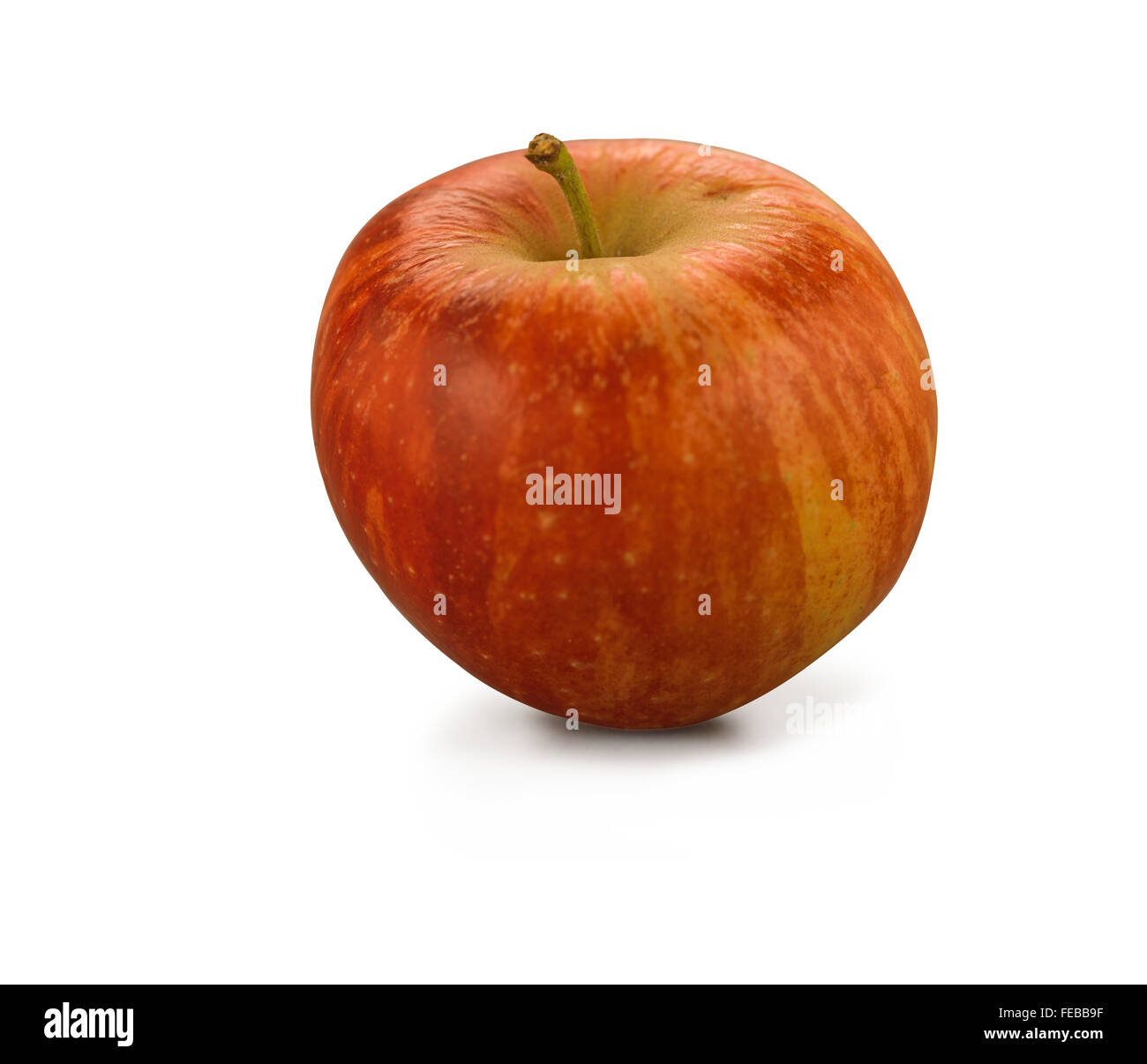 Fiesta organico apple isolati su sfondo bianco Foto Stock