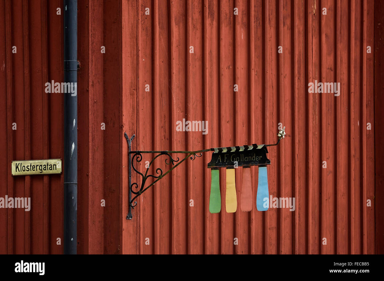 Museo comunale di segno. Klostergatan. Mariefred, Svezia Foto Stock