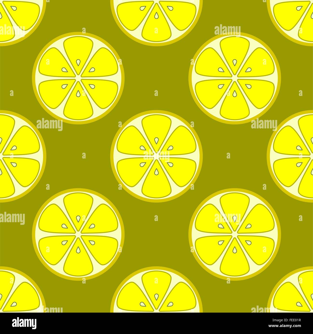 Sfondo, limoni Illustrazione Vettoriale