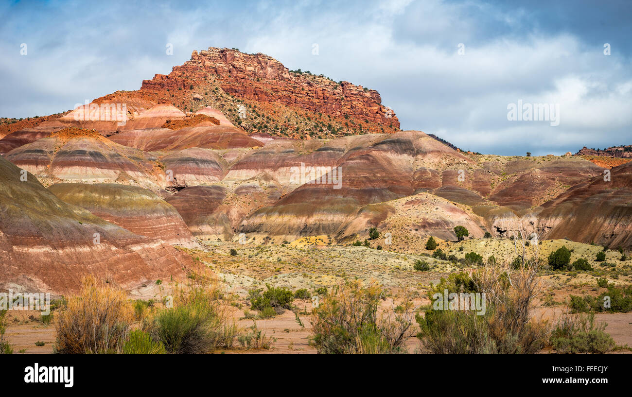 Colorate formazioni di Southern Utah Foto Stock