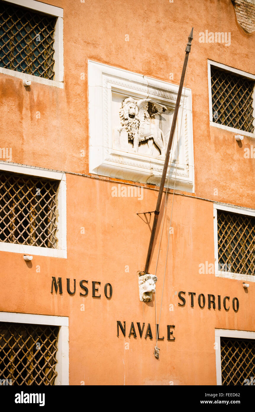 Museo Storico Navale (museo storico navale), Venezia, Veneto, Italia Foto Stock