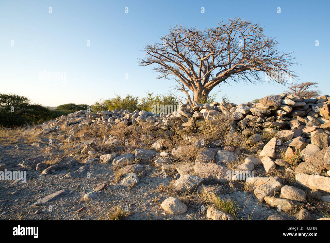 Civiltà antiche rovine sulla Kubu Island Foto Stock