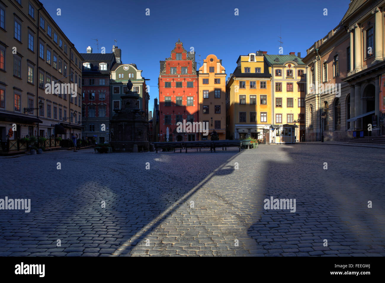 Stortorget Square, Gamla Stan, Stoccolma, Svezia Foto Stock
