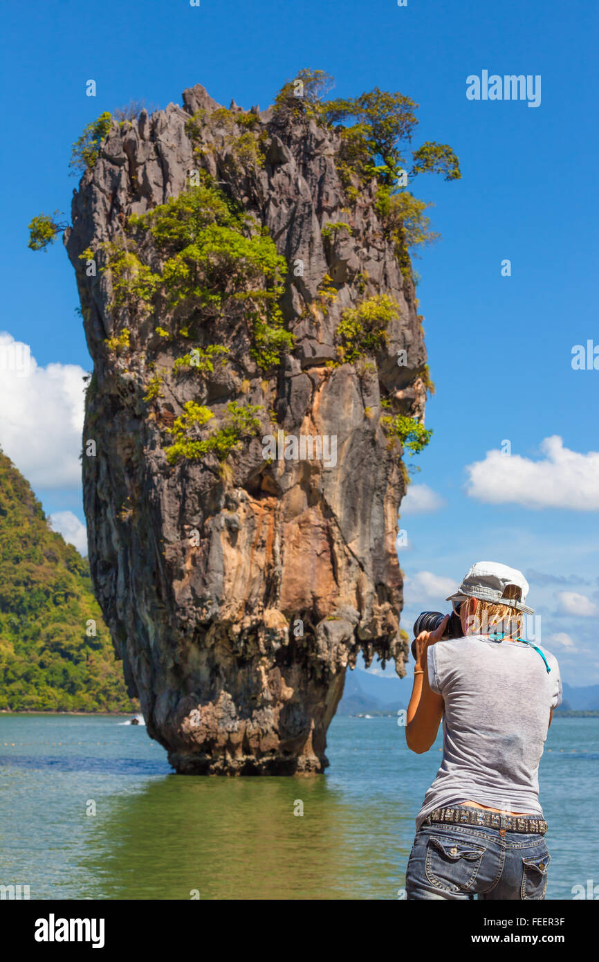 Viaggi in Thailandia fotografo Foto Stock