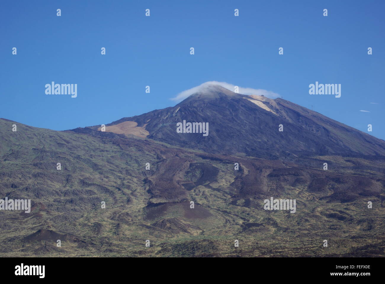 Il monte Teide, Tenerife, Isole Canarie Foto Stock