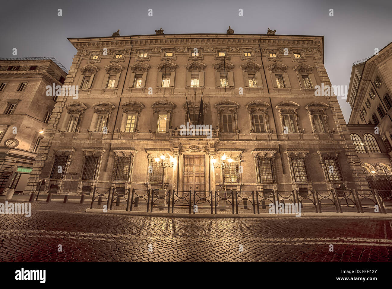 Roma, Italia: Senato della Repubblica, Palazzo Madama Foto Stock