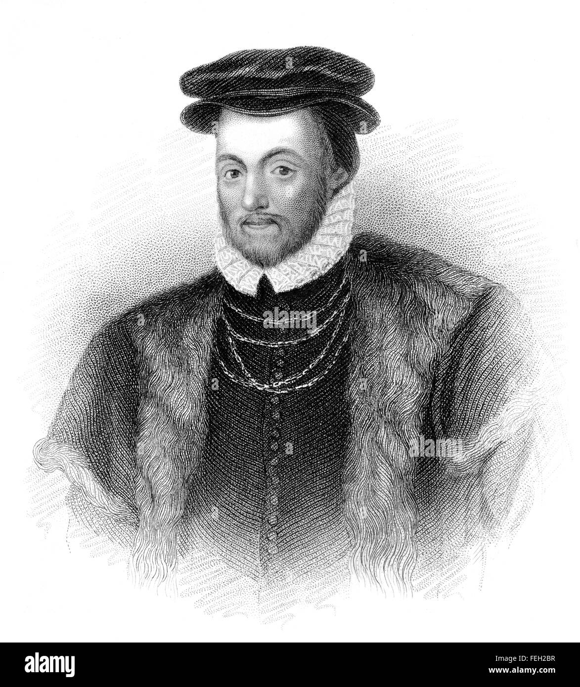 Edward Nord, primo Baron Nord, c. 1496-1564, un inglese peer e politico Foto Stock