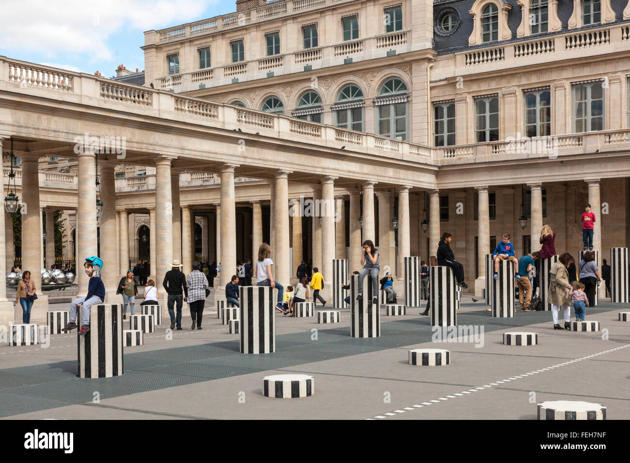 Le Palais Royal, Paris, Francia Foto Stock