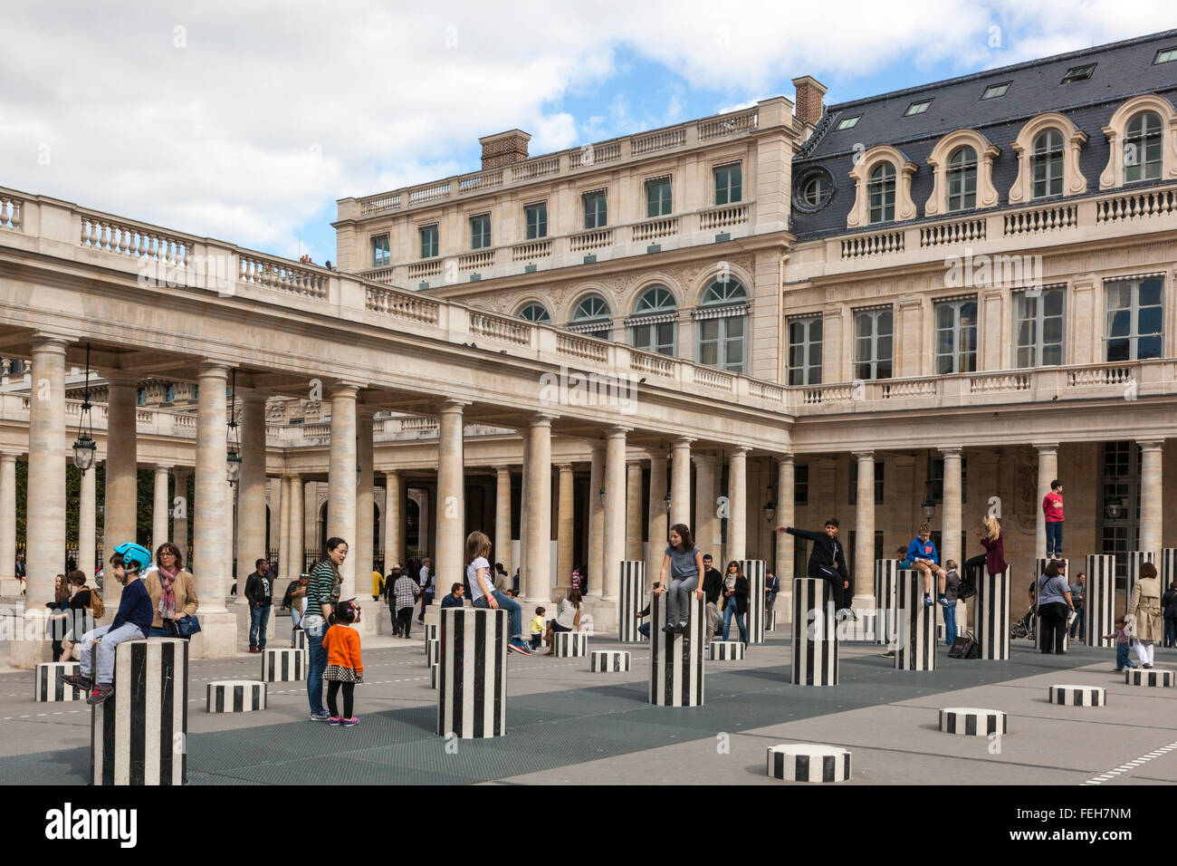 Le Palais Royal, Paris, Francia Foto Stock