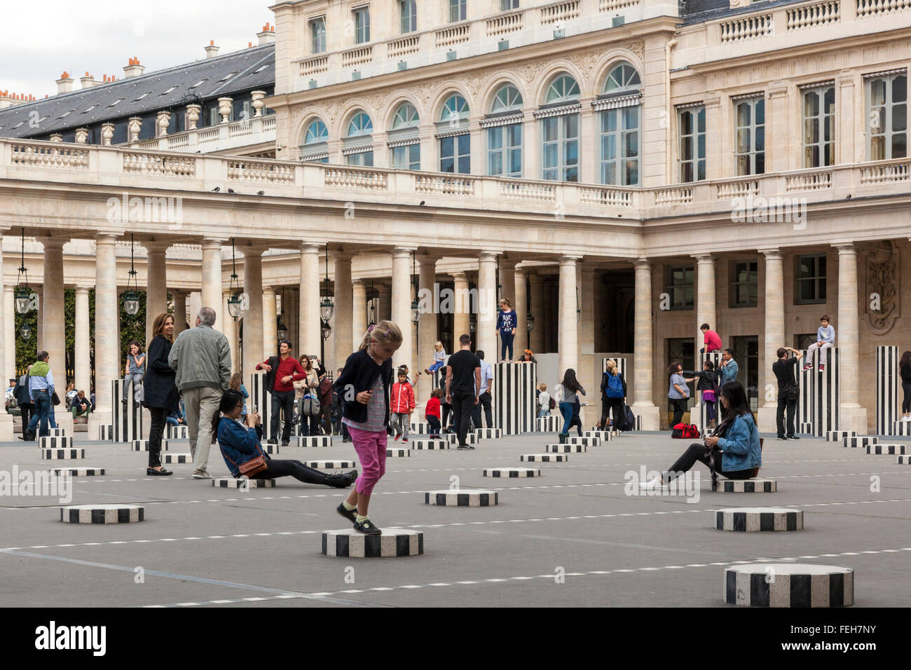 Le Palais Royal, Paris, Francia Foto Stock