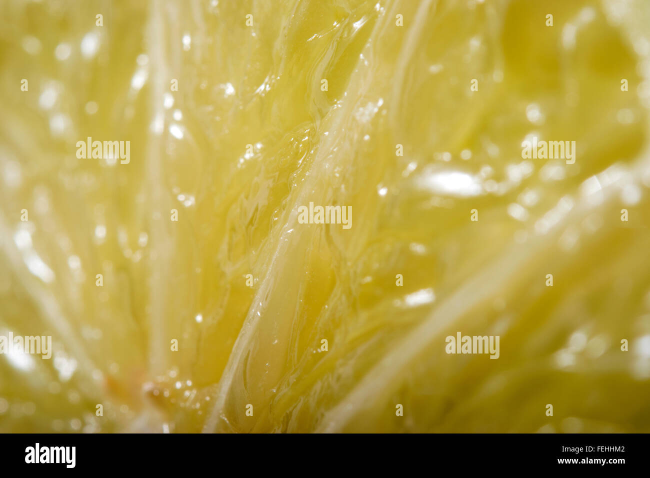 Close-up di limone con pit Foto Stock