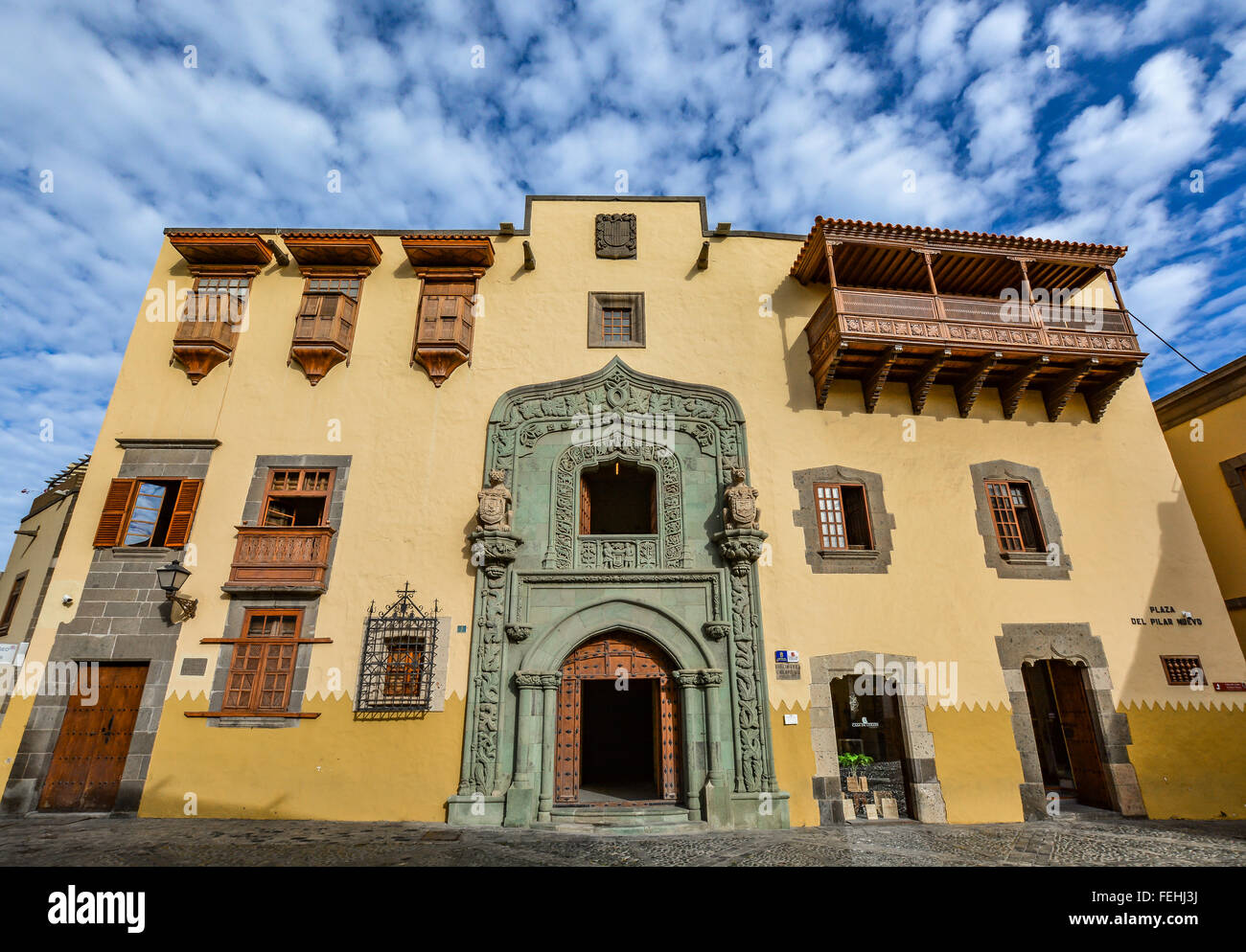 Casa de Colon (la casa di Cristoforo Colombo), Las Palmas de Gran Canaria,  Spagna Foto stock - Alamy