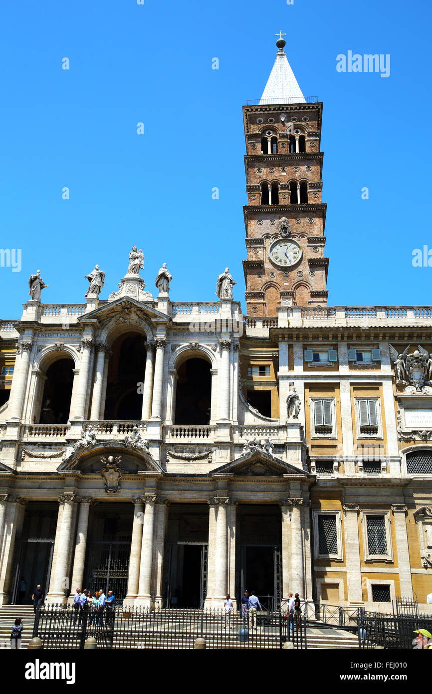 La Basilica di Santa Maria Maggiore a Roma Foto Stock