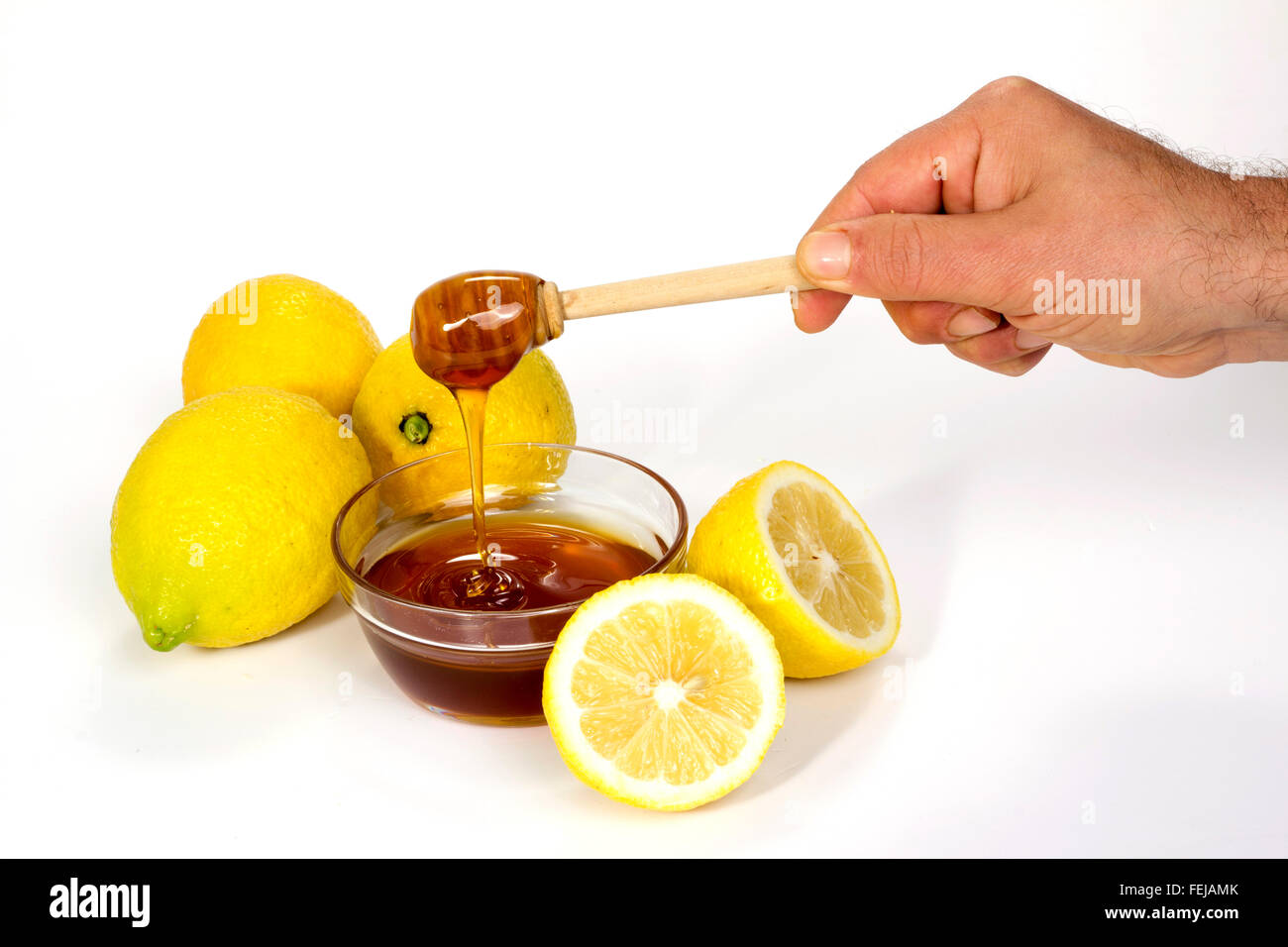 miele e limone Foto Stock