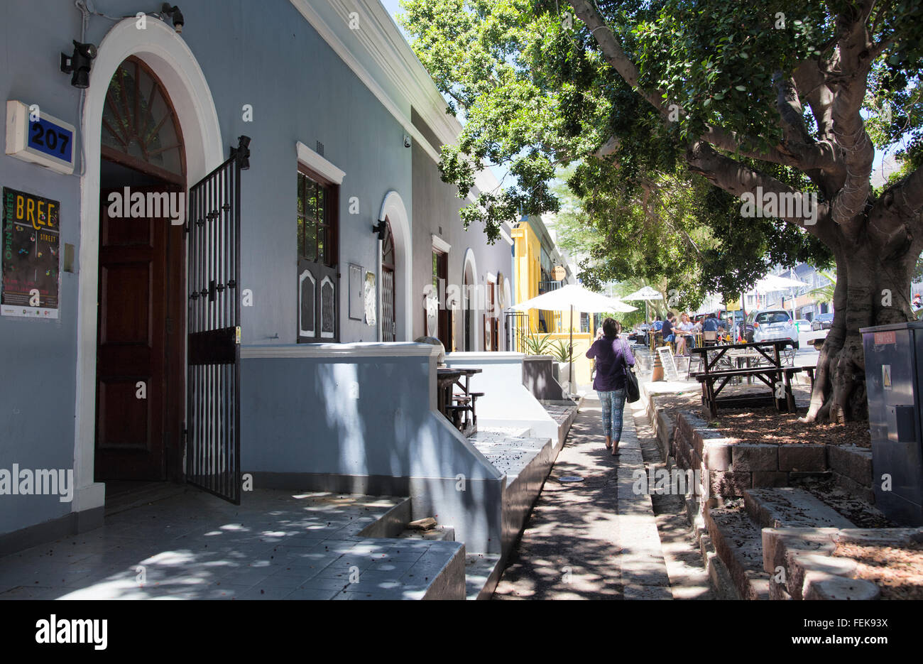 Bree Street Cafe a Cape Town - Sud Africa Foto Stock