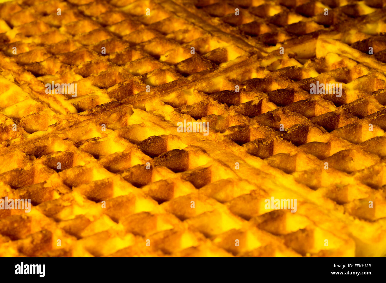 Waffle alveolare texture - come metafora visiva per il concetto di celle, cellulare, la memorizzazione di dati / recupero, sistemi di archiviazione, i dati. Foto Stock