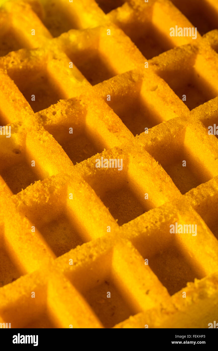 Waffle alveolare texture - come metafora visiva per il concetto di celle, cellulare, la memorizzazione di dati / recupero, sistemi di archiviazione, i dati. Foto Stock