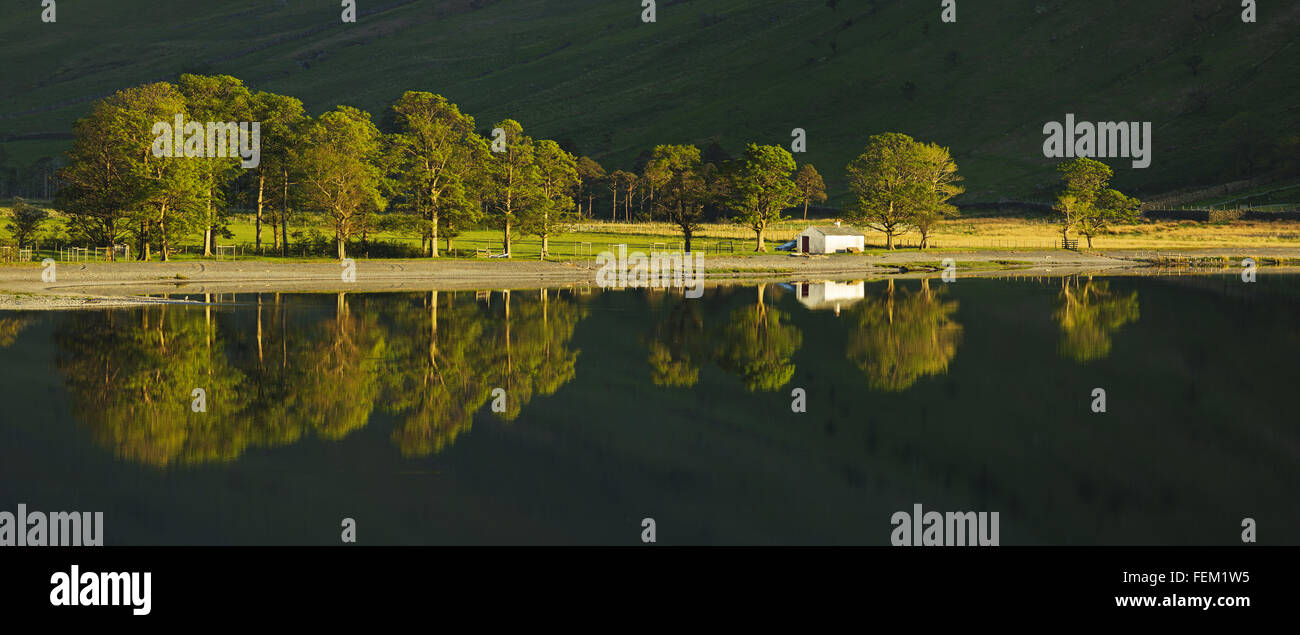 Lago Buttermere nel distretto del Lago di Cumbria Regno Unito Foto Stock