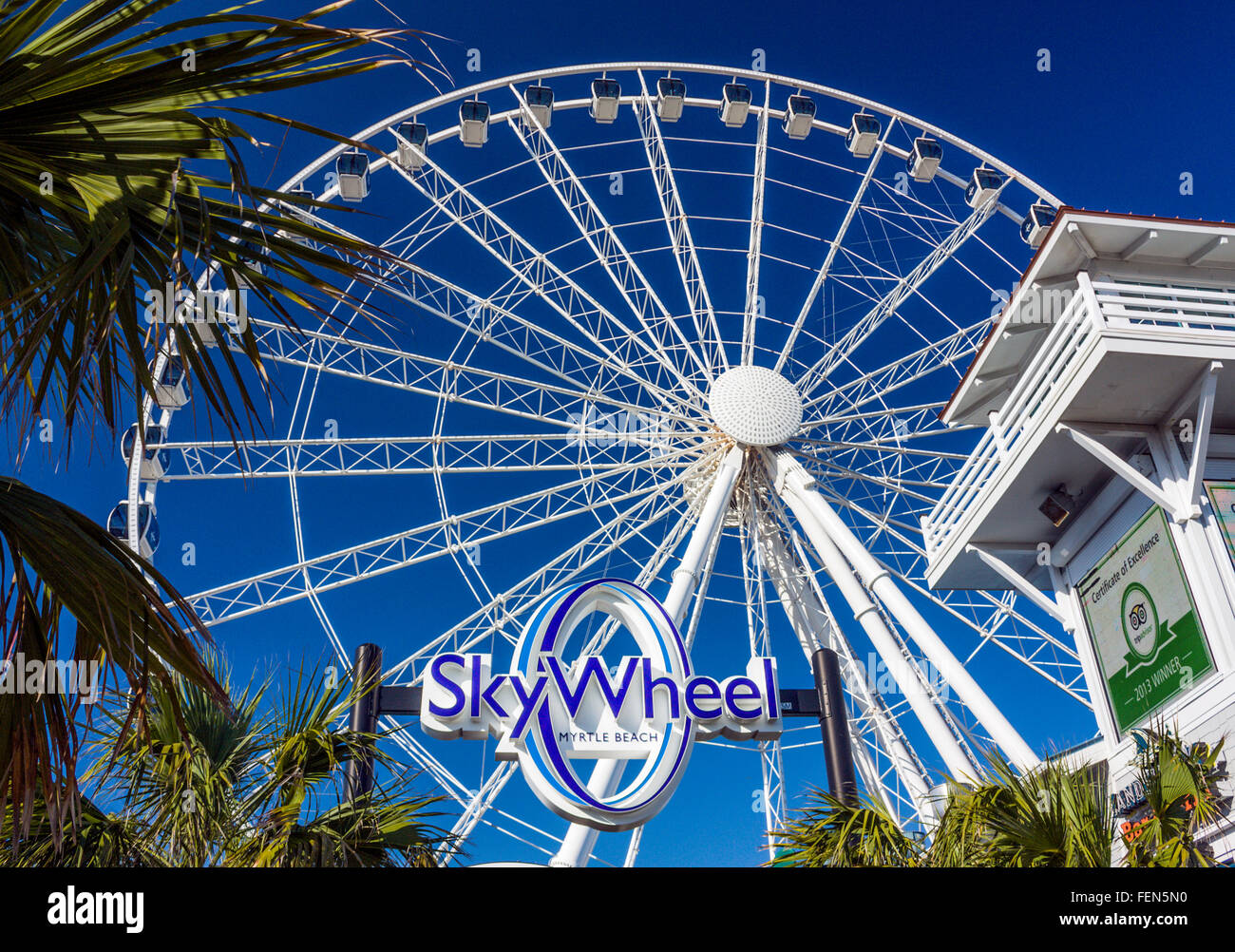 Skywheel in Myrtle Beach, Carolina del Sud Foto Stock