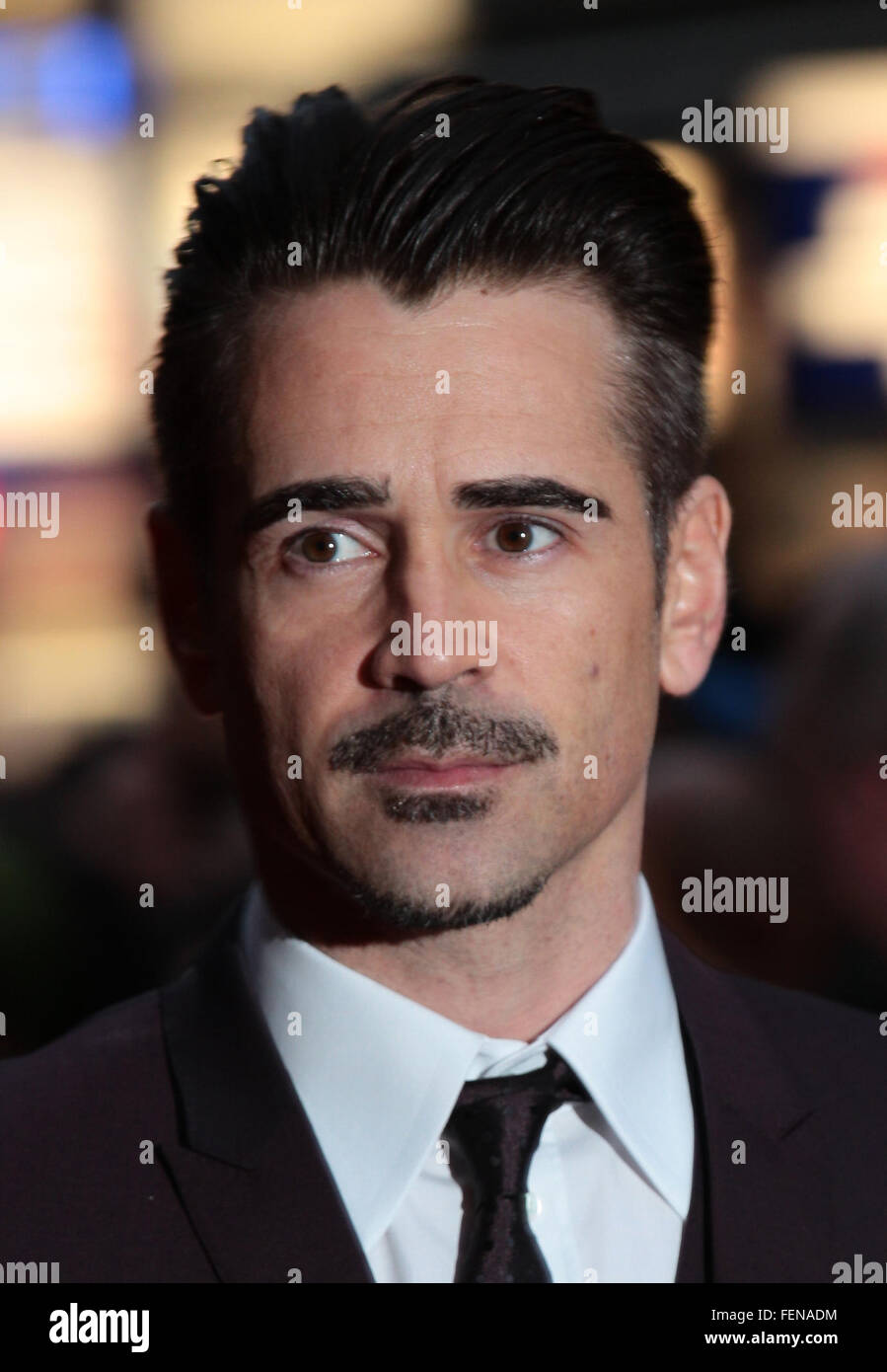 Londra, UK, 13 OTT 2015: Colin Farrell assiste l'aragosta premiere, 59th BFI London Film Festival a Londra Foto Stock