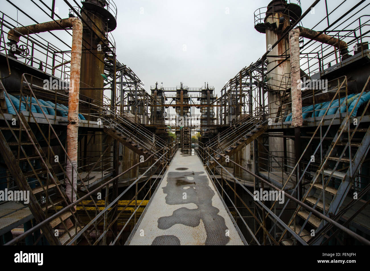 Zona industriale nel distretto 798. Pechino, Cina Foto Stock