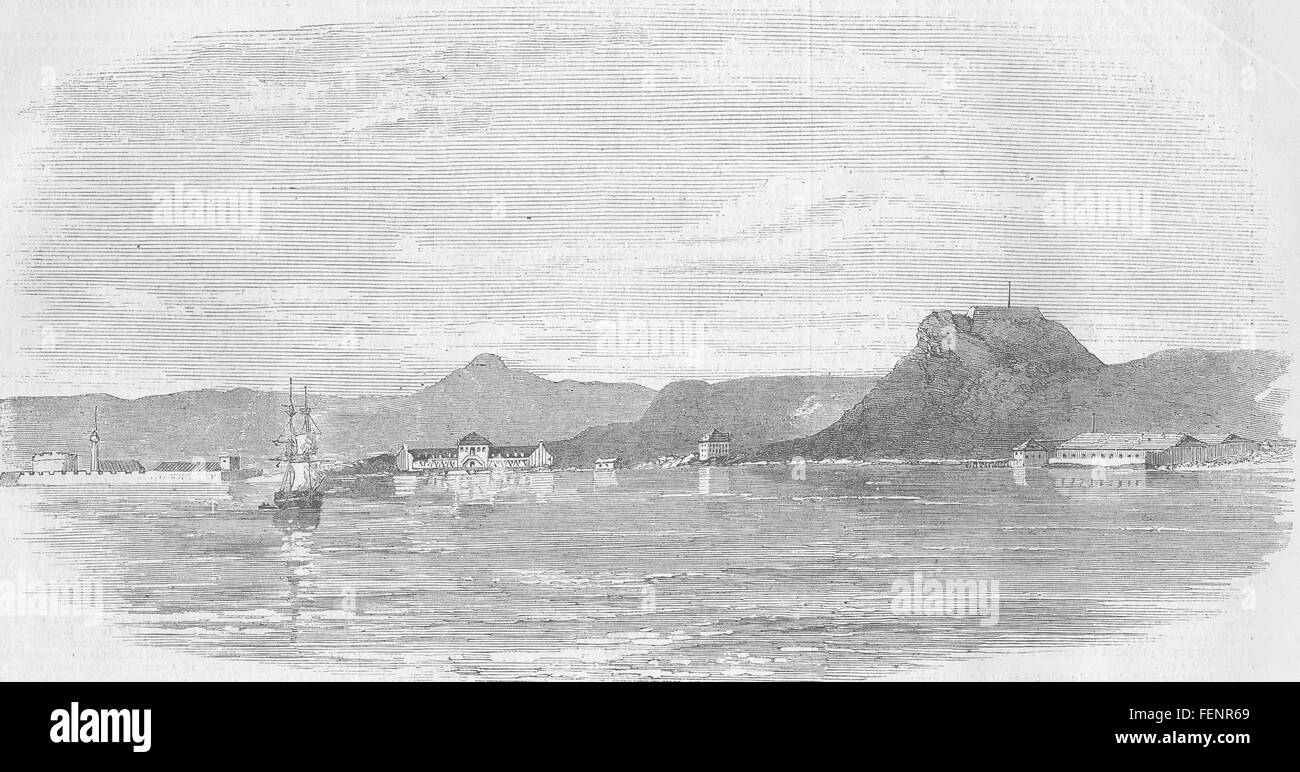 La Turchia l'Ospedale Inglese a Abydos 1855. Illustrated London News Foto Stock