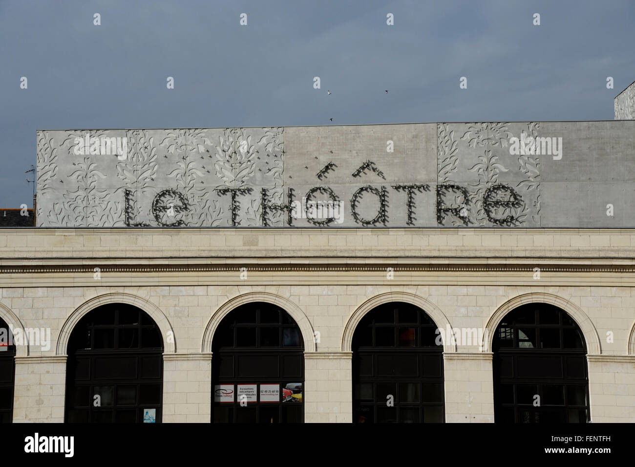 Le Theatre,vecchia stazione ferroviaria,Saint-Nazaire,Loire-Atlantique,Pays de Loire,Francia Foto Stock
