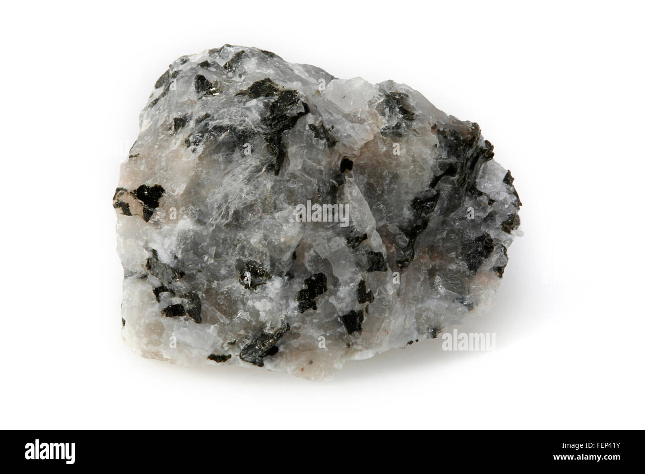 Adamellite (quarzo monzonite) un invadente, felsic, rocce ignee Foto Stock
