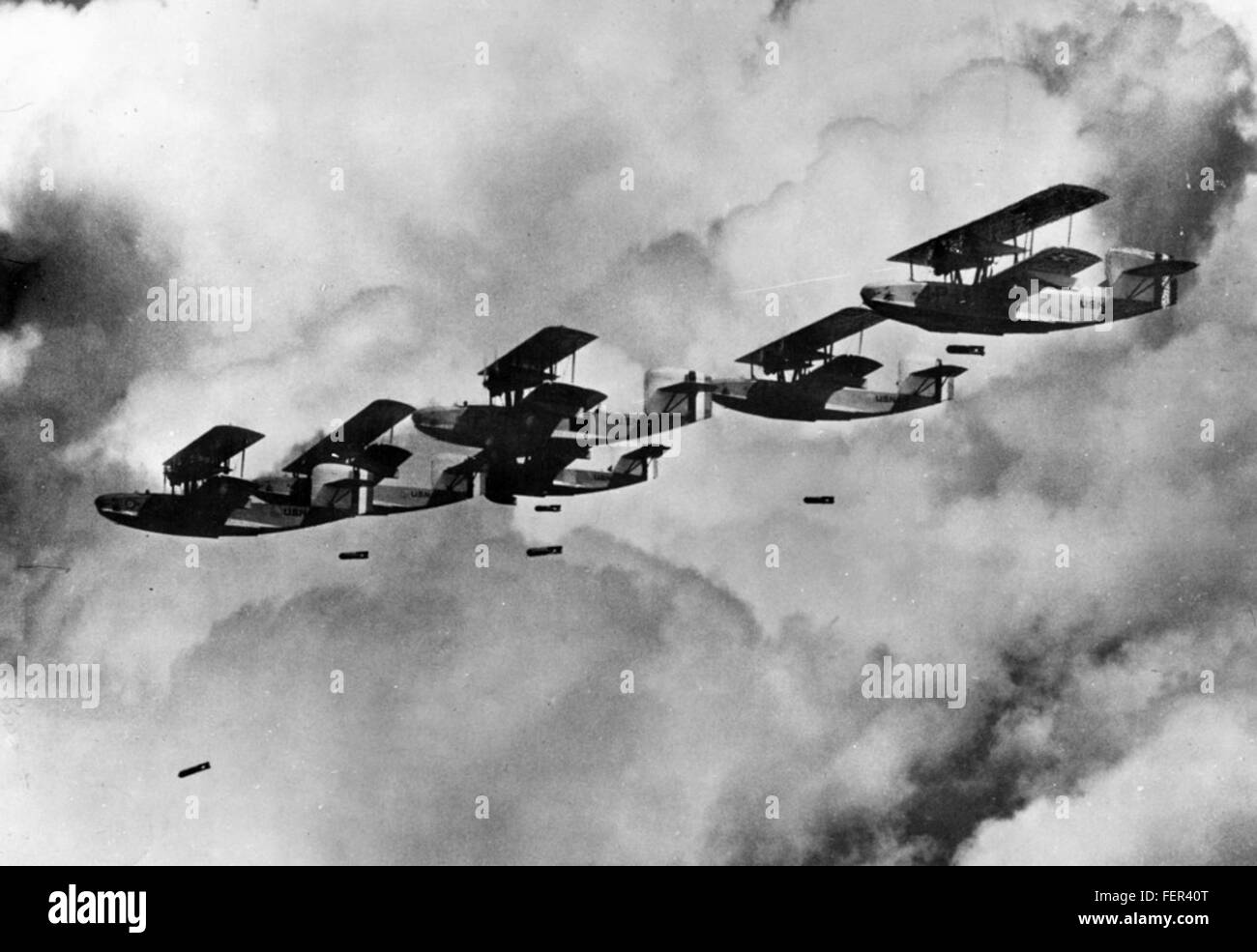 Il Douglas PD-1, un aereo da ricognizione navale sviluppato alla fine degli anni '1930, è raffigurato in questa fotografia della Marina degli Stati Uniti. Il PD-1 fu utilizzato principalmente per la ricognizione e l'osservazione durante la seconda guerra mondiale Foto Stock