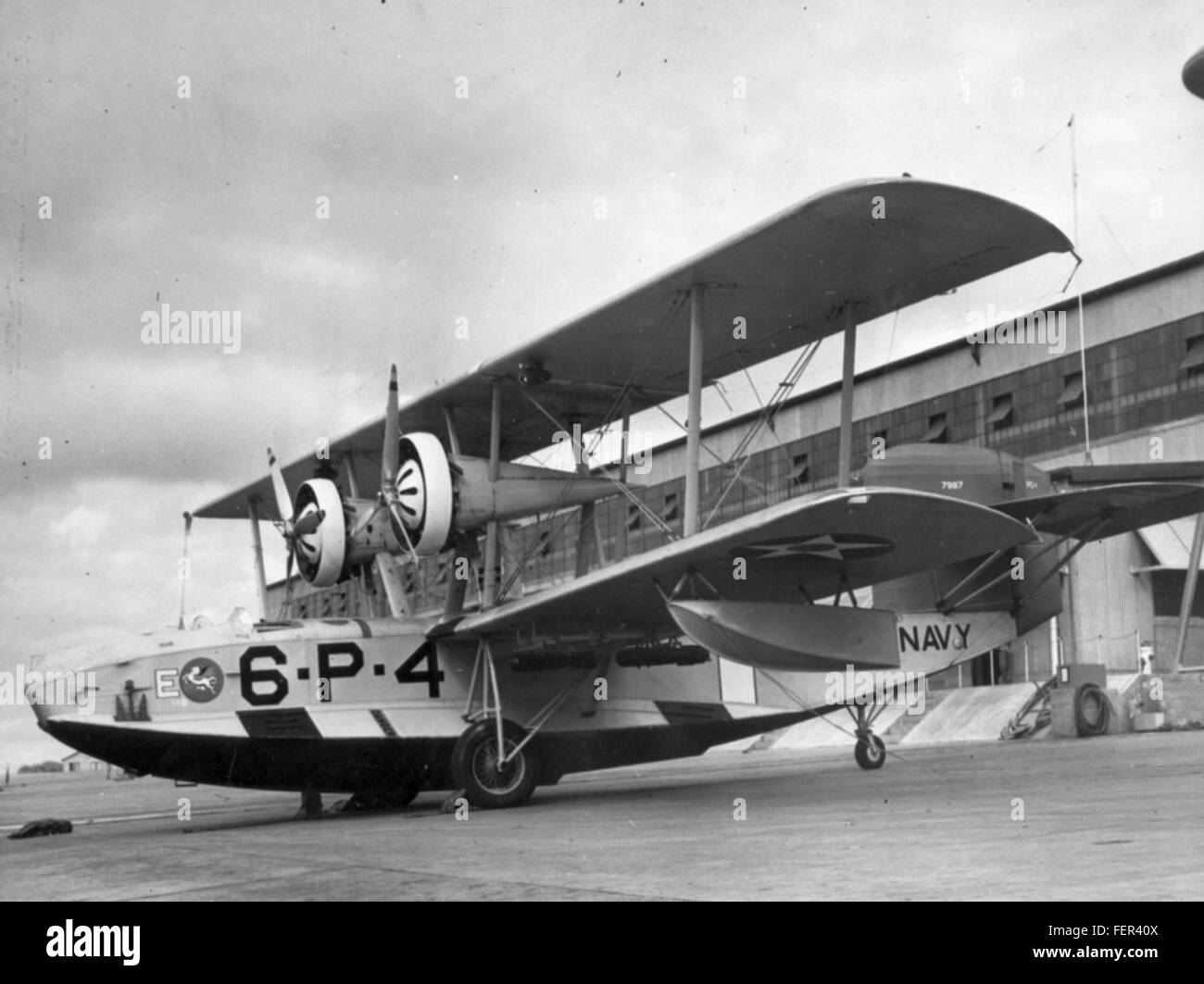Il Douglas PD-1, un prototipo di aereo da ricognizione, fa parte della collezione National Archives. Sviluppato negli anni '1930, il PD-1 fu progettato per compiti di pattuglia marittima ma non entrò mai in produzione di massa. Foto Stock
