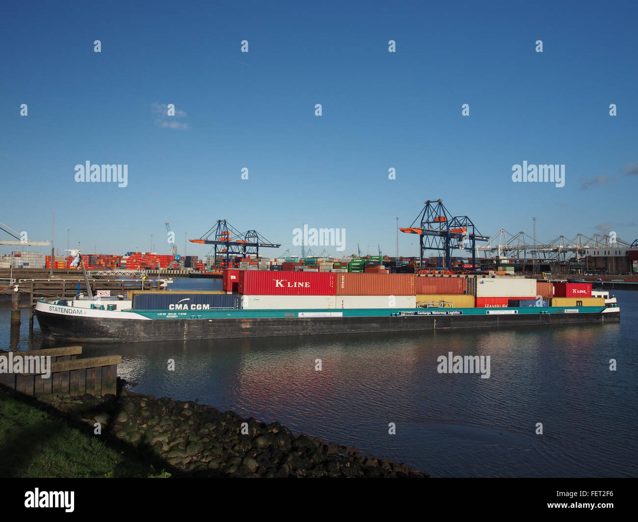 Statendam (nave, 2015) ENI 02336372 & Statendam II (nave, 2015) ENI 02335031 porto di Rotterdam pic4 Foto Stock