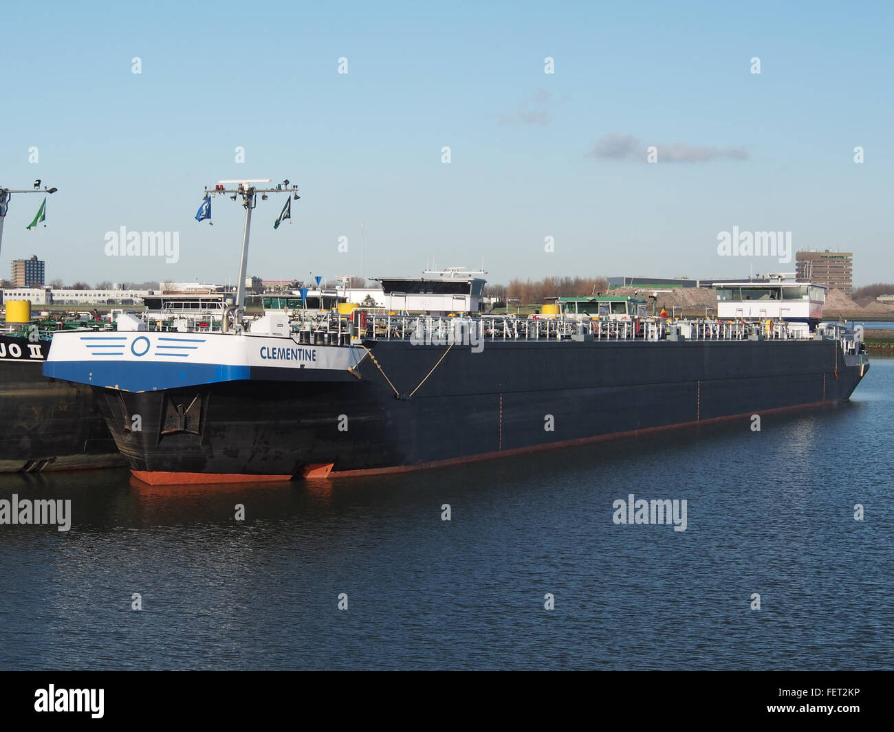 Clementina (nave, 2002) ENI 07001821 Geulhaven porto di Rotterdam pic2 Foto Stock