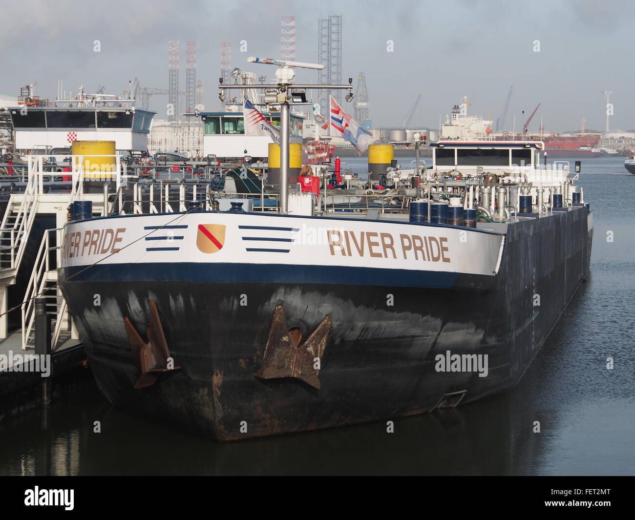 Fiume orgoglio (nave, 1998) ENI 02323544 porto di Rotterdam pic3 Foto Stock