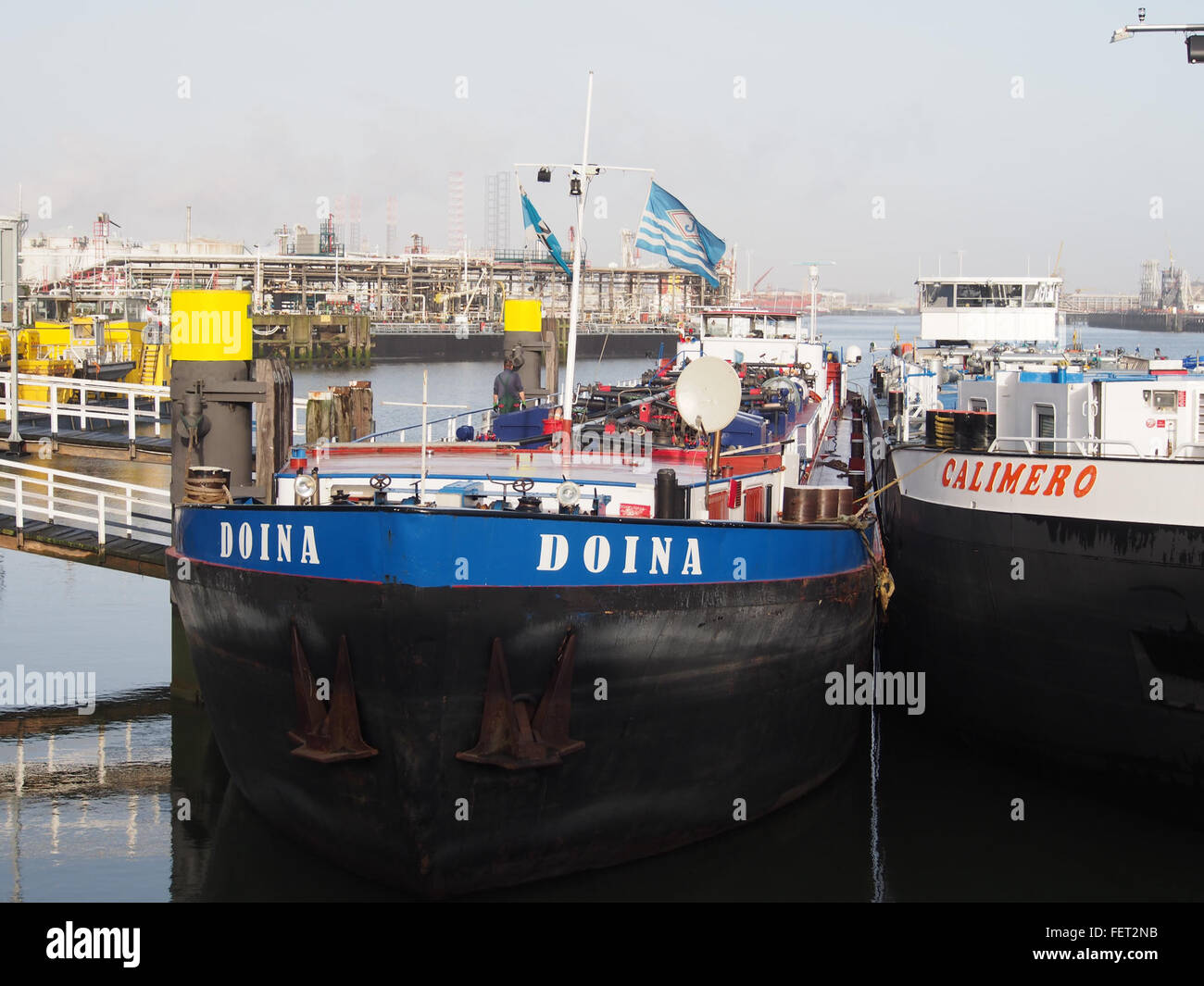 Doina (nave, 1971) ENI 04015570 porto di Rotterdam pic1 Foto Stock