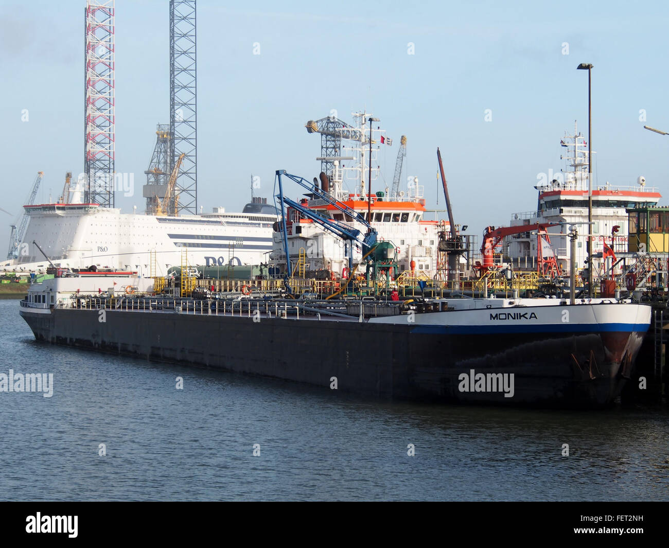 Monika (nave, 1992) ENI 04503590 Welplaathaven porto di Rotterdam pic1 Foto Stock