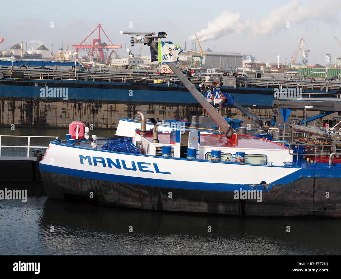 Manuel (nave, 2008) ENI 02329867 Welplaathaven porto di Rotterdam pic5 Foto Stock