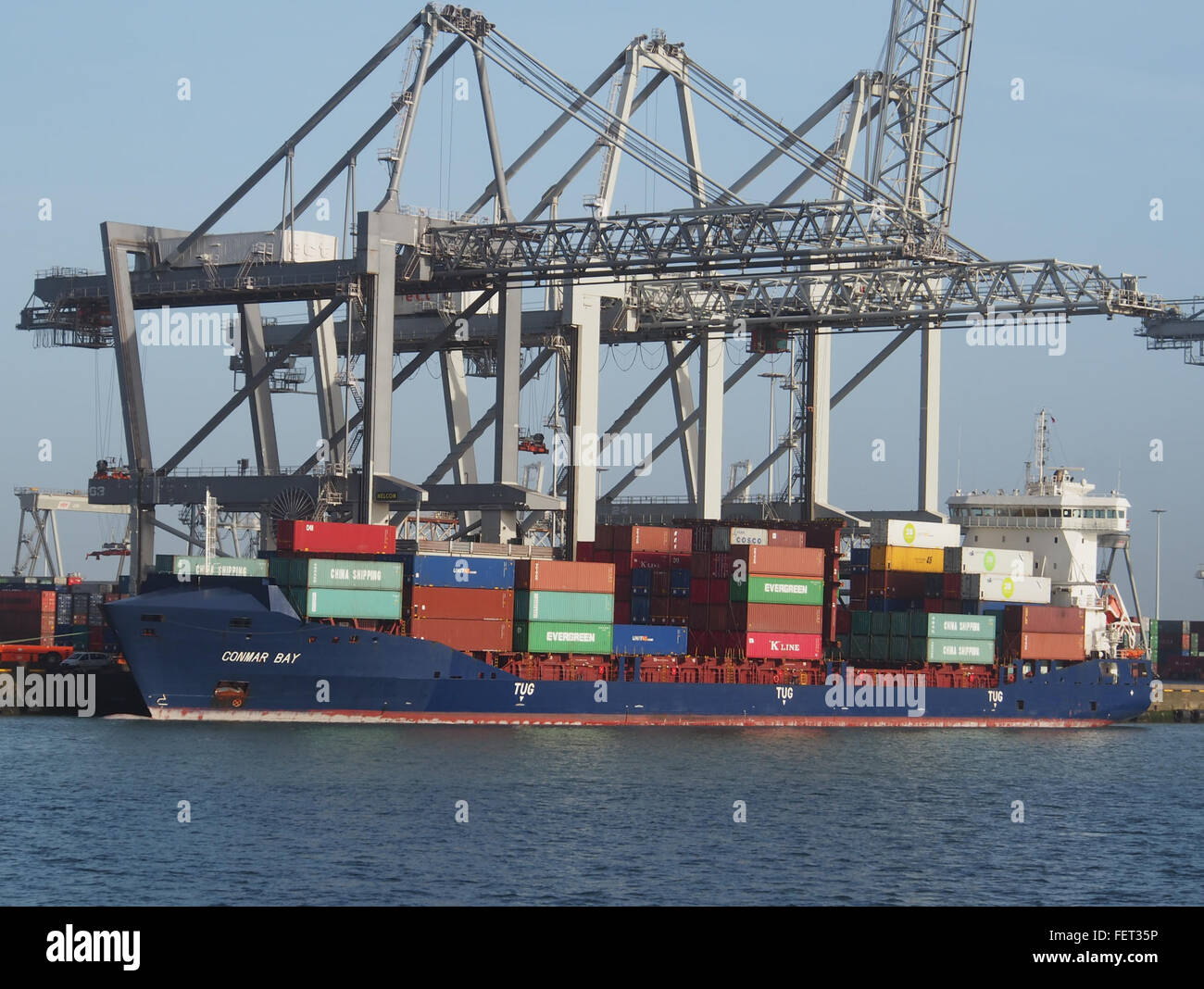 Conmar Bay (nave, 2012) porto di Rotterdam pic4 Foto Stock