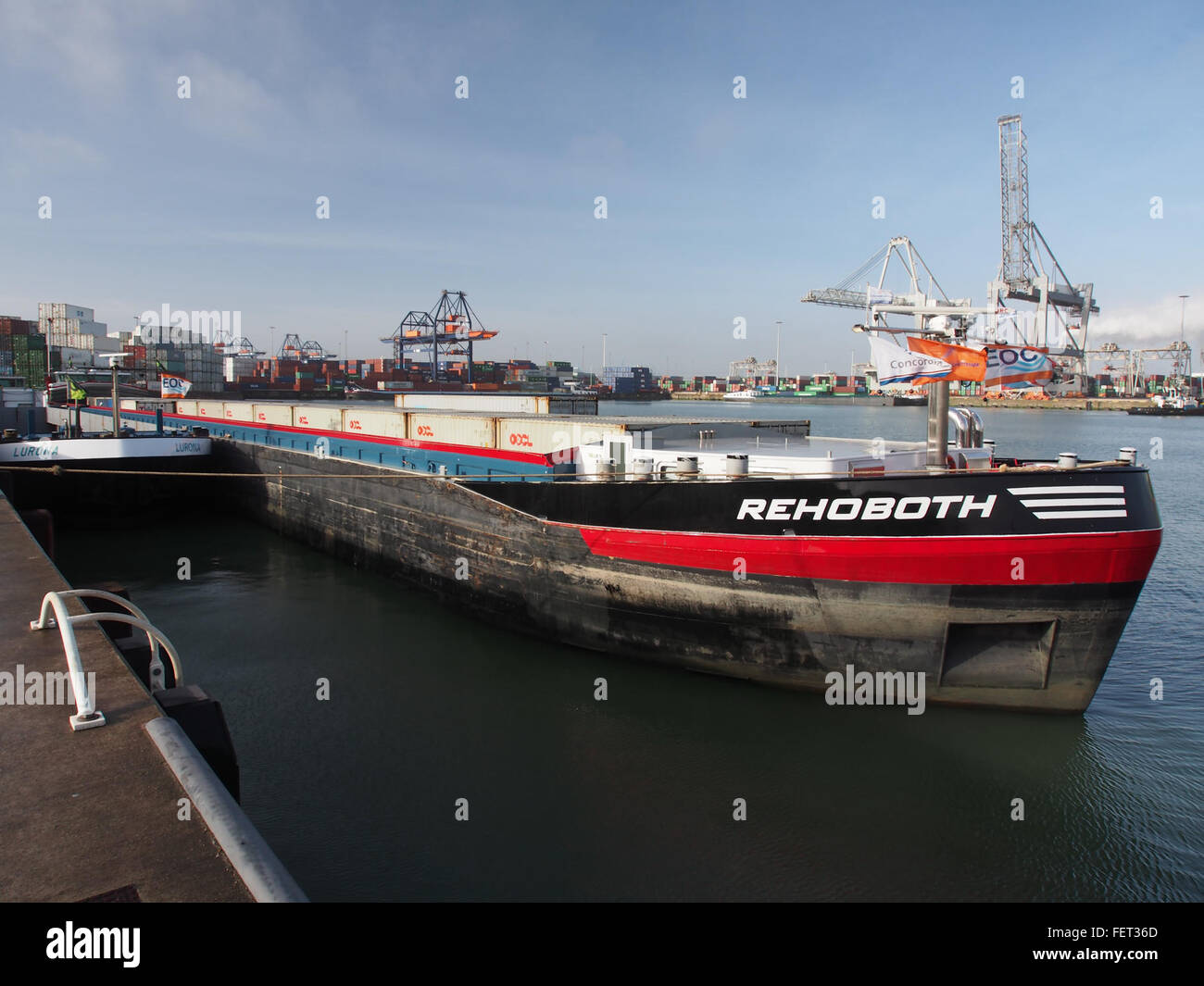 Rehoboth (nave, 2008) ENI 02331616 porto di Rotterdam Foto Stock
