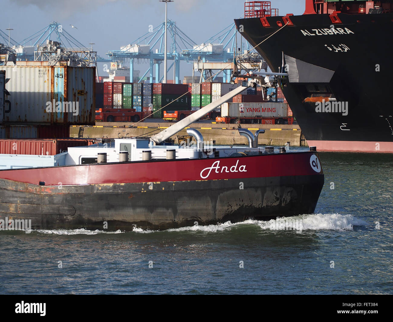 Eun (nave, 2009) ENI 02332439 porto di Rotterdam pic3 Foto Stock