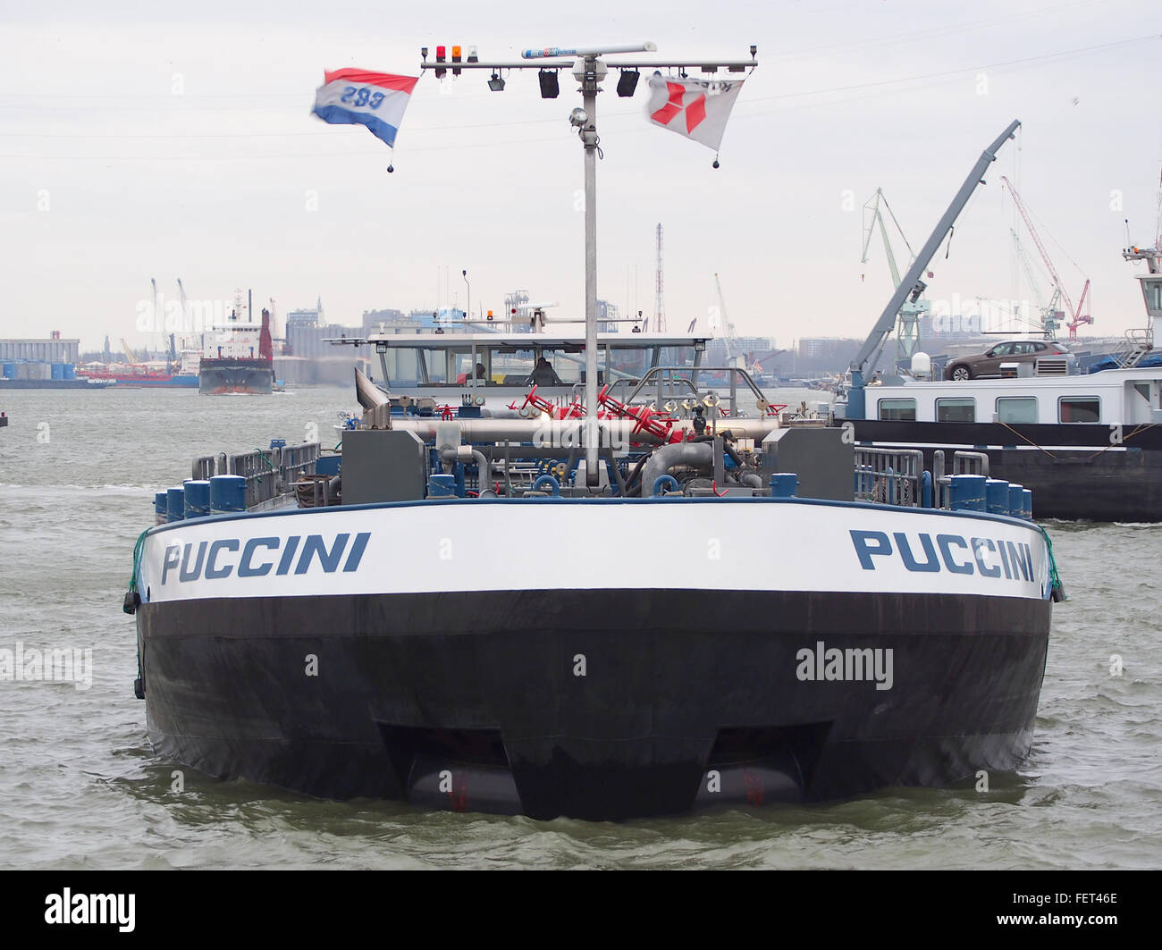 Puccini (nave, 2013) ENI 02334939, porto di Anversa pic1 Foto Stock