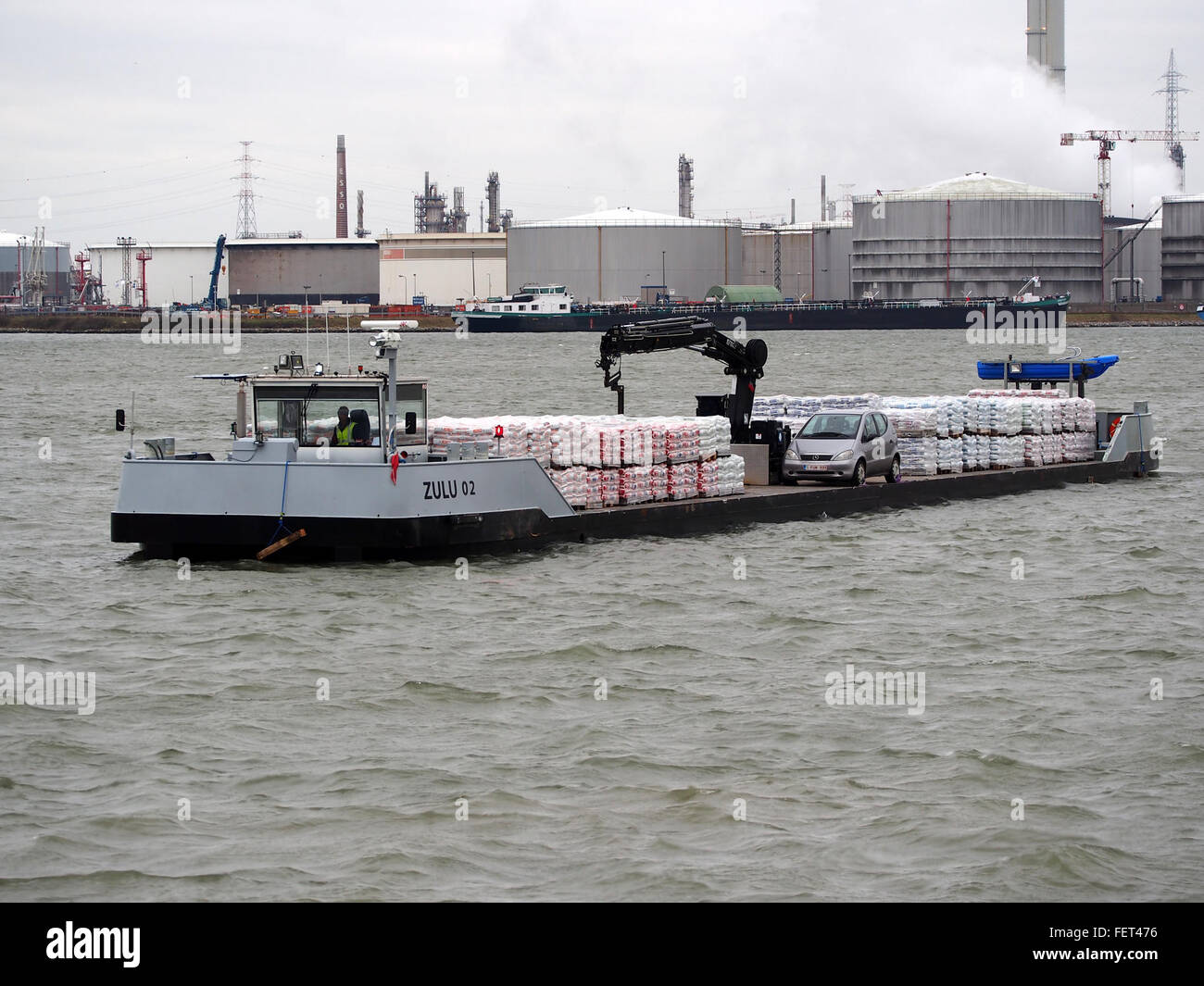 Zulu 02 (nave, 2015) porto di Anversa pic2 Foto Stock